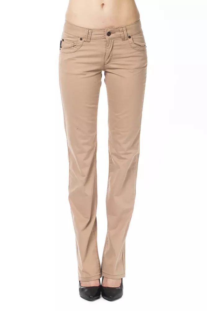 Ungaro Fever Beige Cotton Jeans & Pant
