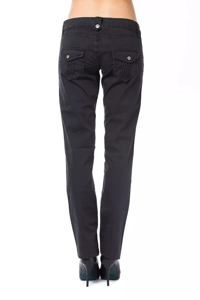 Ungaro Fever Blue Cotton Jeans & Pant