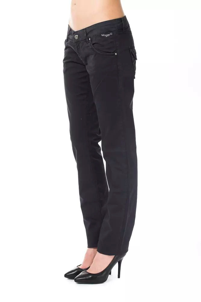 Ungaro Fever Blue Cotton Jeans & Pant