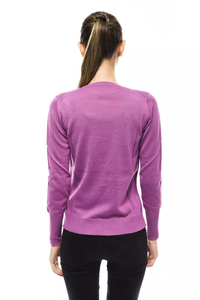 Ungaro Fever Purple Wool Sweater