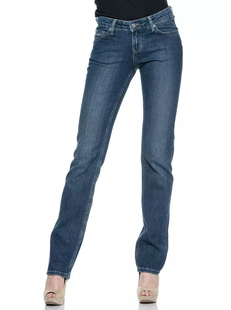 Ungaro Fever Blue Cotton Jeans & Pant