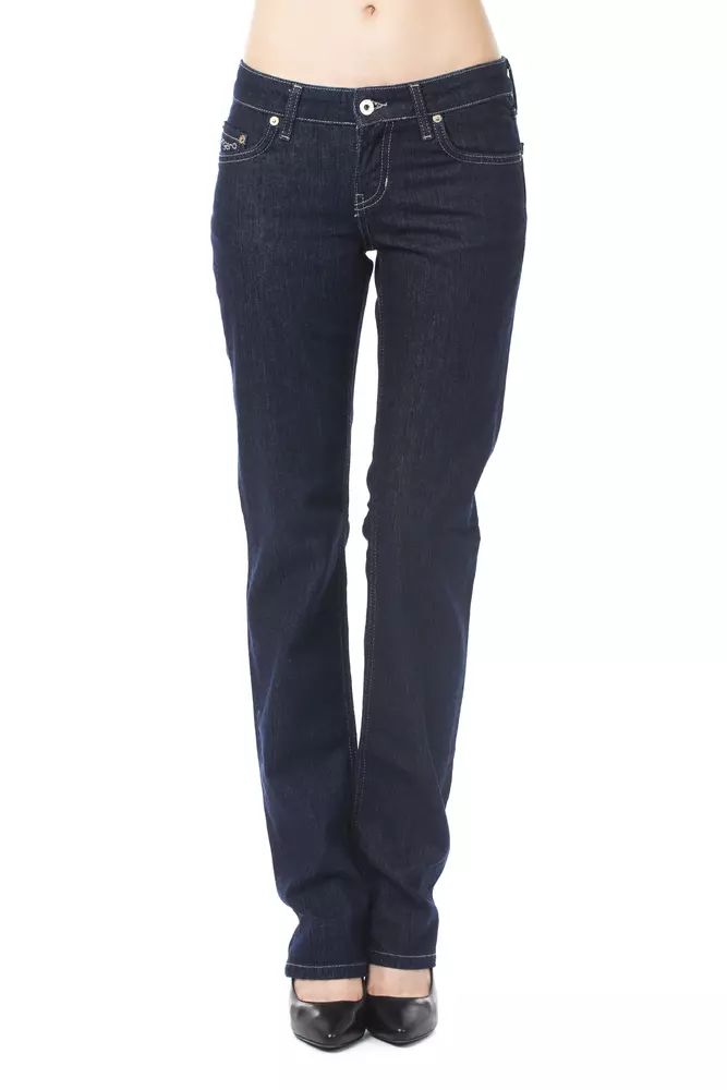 Ungaro Fever Blue Cotton Jeans & Pant