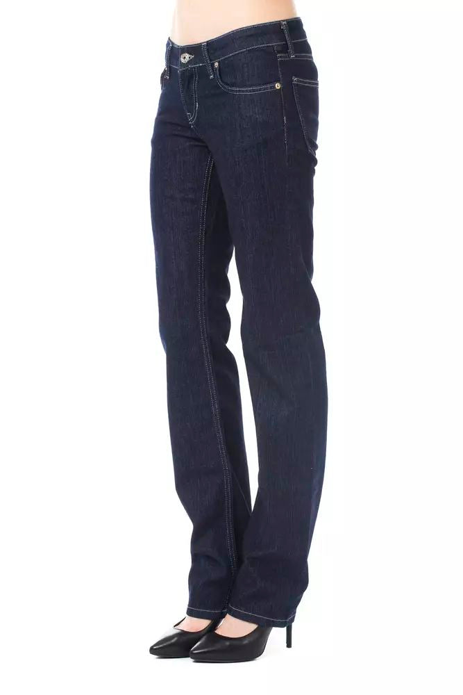 Ungaro Fever Blue Cotton Jeans & Pant