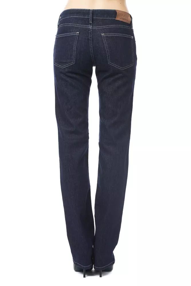 Ungaro Fever Blue Cotton Jeans & Pant