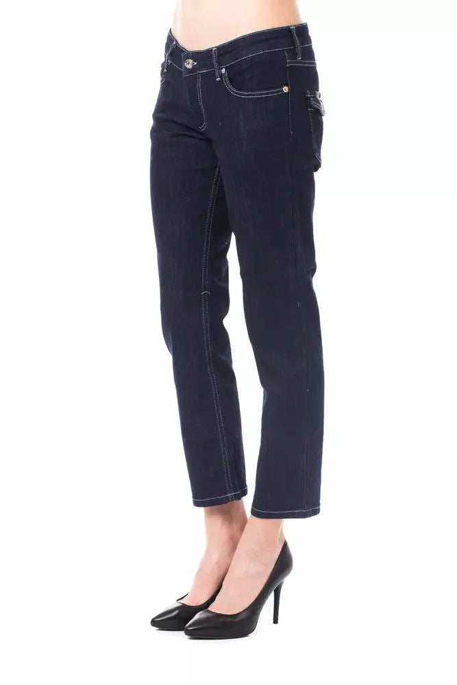 Ungaro Fever Blue Cotton Jeans & Pant