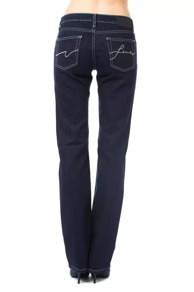 Ungaro Fever Blue Cotton Jeans & Pant